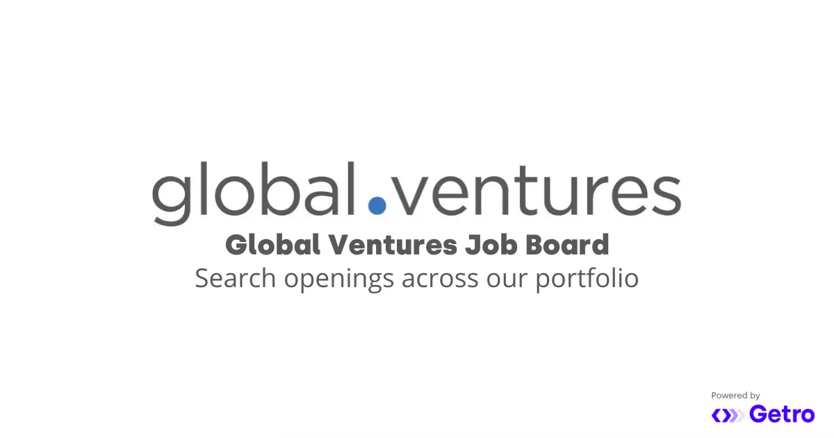 Talent network Global Ventures Job Board