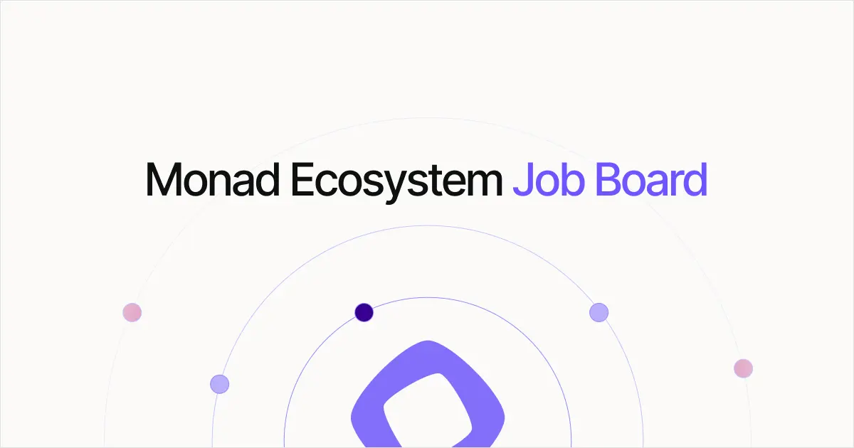Jobs | Monad Job Board