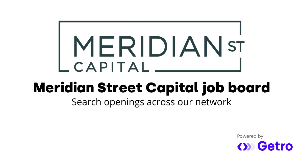 Jobs | Meridian Street Capital Job Board
