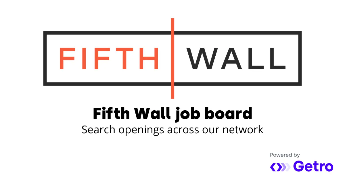 Jobs | Fifth Wall Job Board